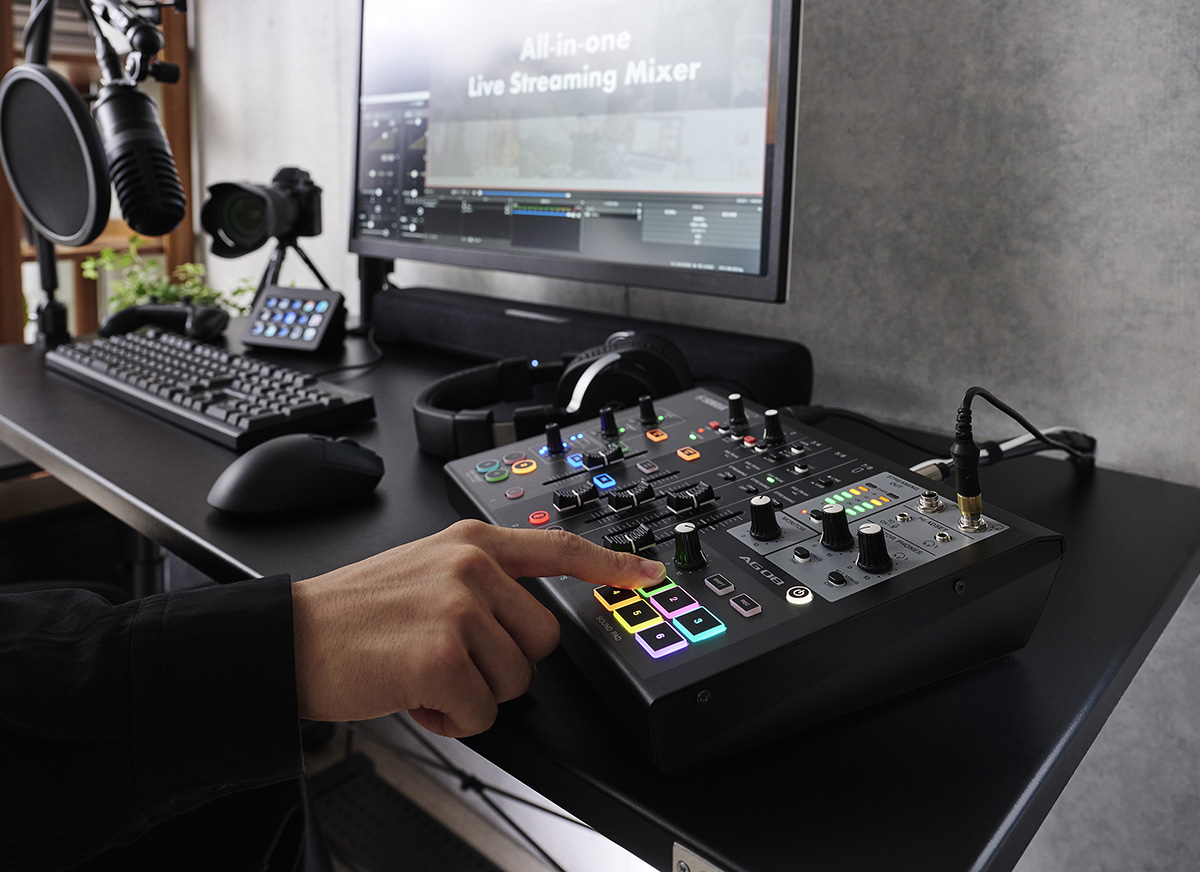 Yamaha Launches AG08 Second Generation Live Streaming Mixer