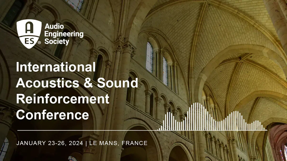 2024 AES International Acoustics and Sound Reinforcement Conference in