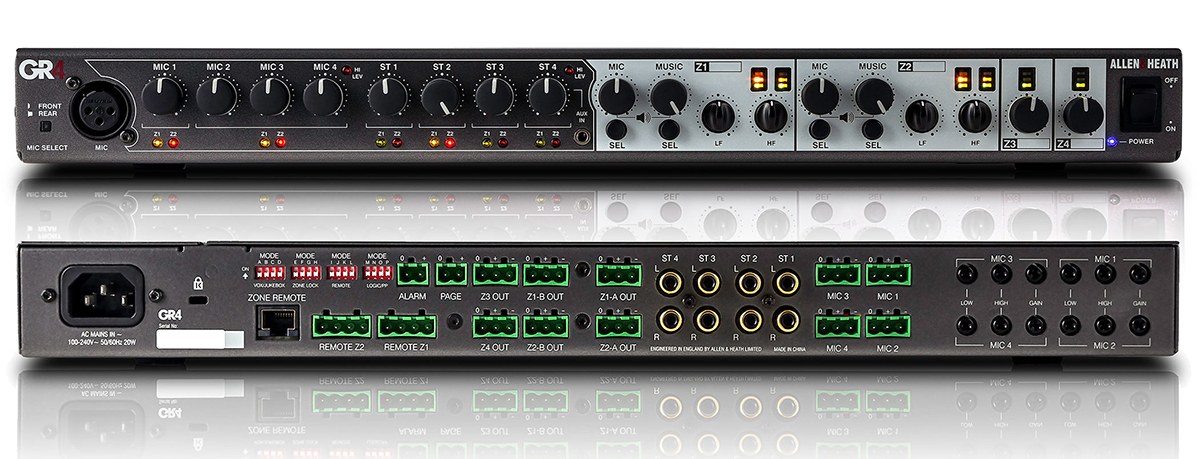 New GR Series Mixers for Multizone Audio from Allen & Heath