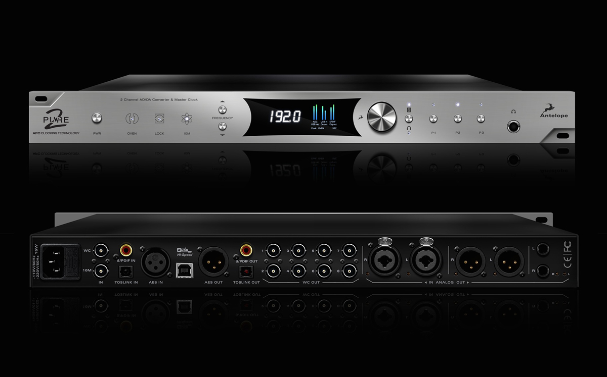 Antelope Audio Presents Pure2, Two-Channel Mastering Converter ...