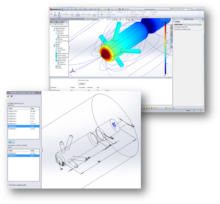 COMSOL Announces Integration of Simulation and 3D Design in the