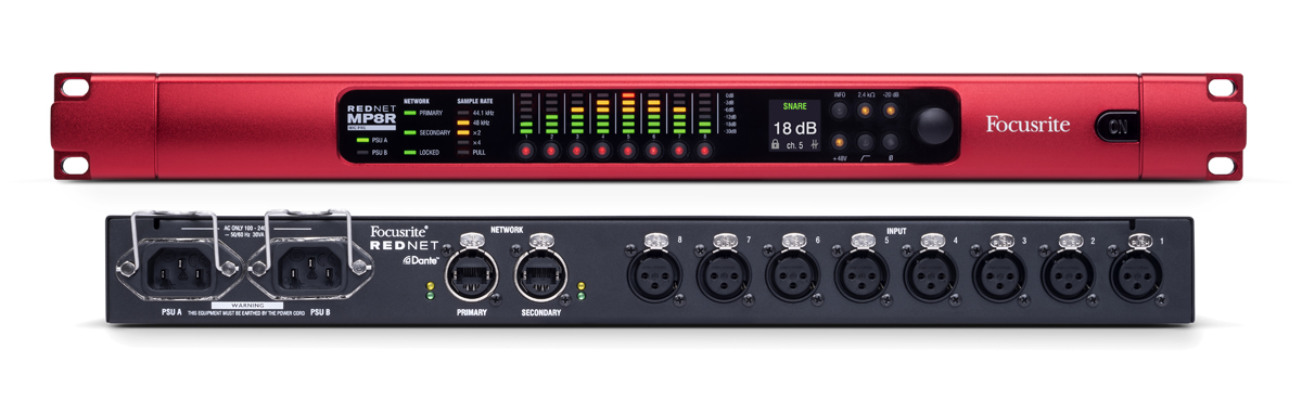 Focusrite Expands Dante-based Networked Audio RedNet Range and Offers ...