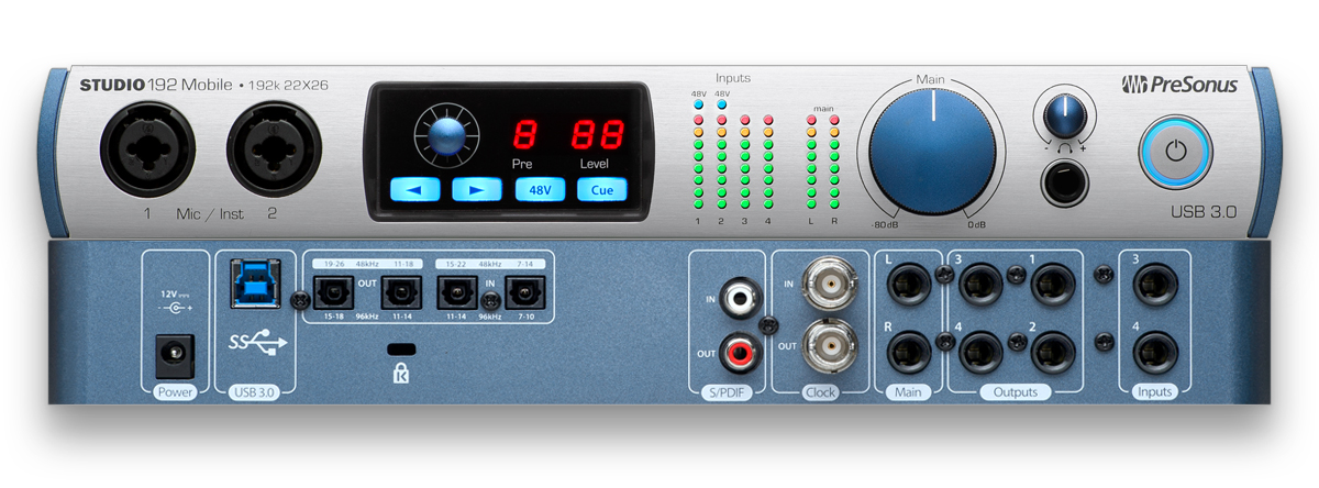 PreSonus Studio 192 Mobile USB  Audio Interface/Studio Command Center |  audioXpress