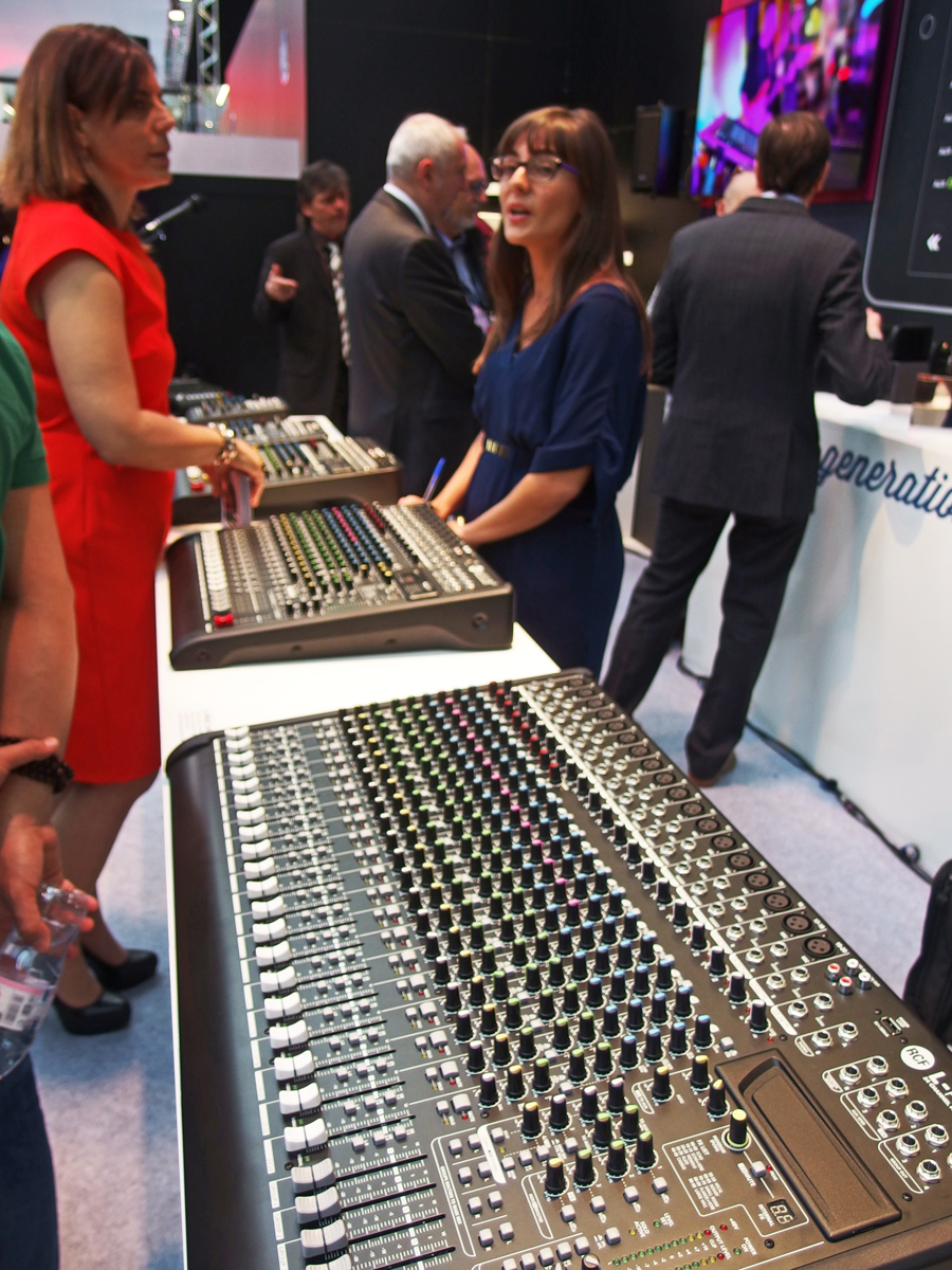 RCF 16 & 24-channel L-Pad Mixers