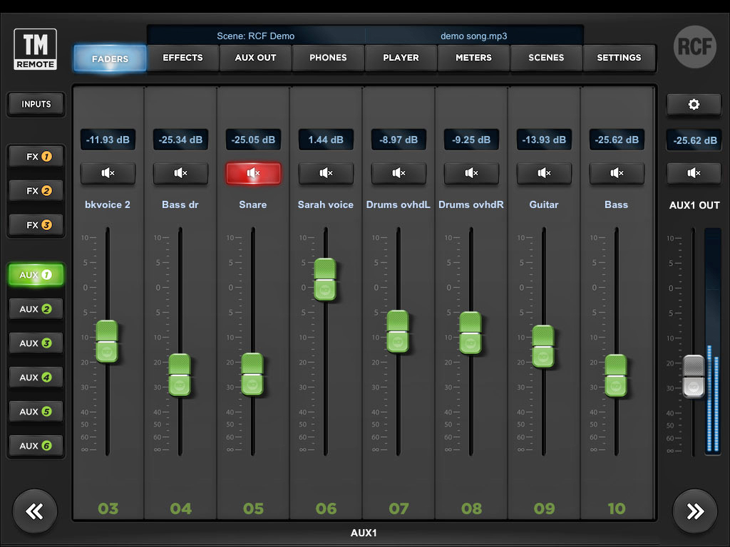 RCF L-PAD 16CX 16 Channel Mixing Console with Effects