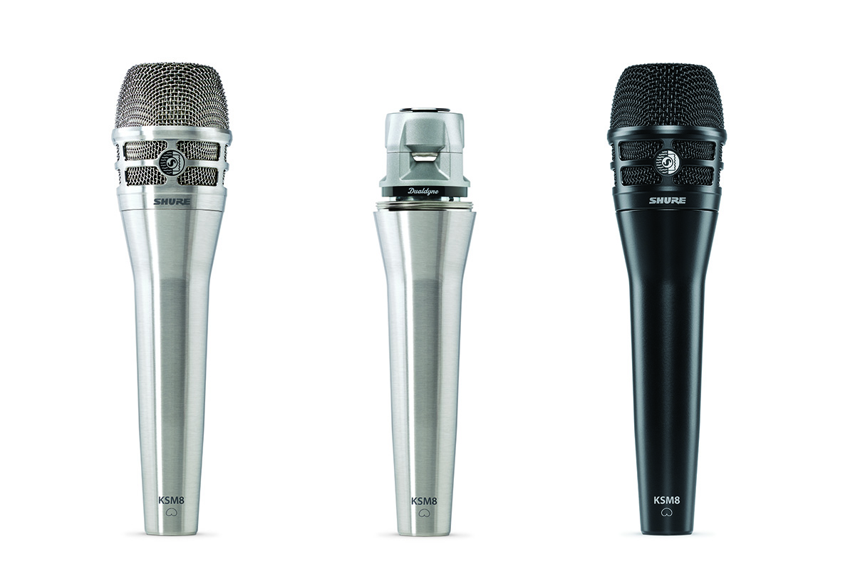 Shure's New KSM8 Dualdyne Cardioid Dynamic Vocal Microphone on the