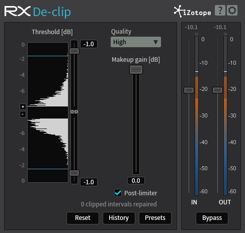 Izotope Rx Example